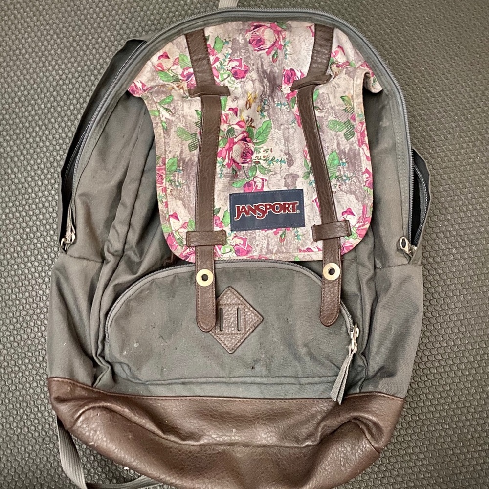 Jansport floral backpack